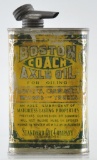 Antique Standard Oil Boston Coach Axle Oil Advertising Can