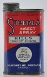 Antique Standard Oil Superla Insect Spray Advertising Can