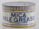 Antique Standard Oil Mica Axle Grease Advertising Can