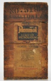 Antique Standard Oil Merusol Liquid Petrolatum Advertising Wood Crate