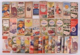 Group of 40 Antique Service Station Road Maps