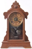 Antique Walnut Kitchen Clock