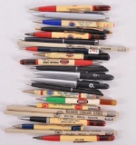 Group of Vintage Petroliana Advertising Pens and Mechanical Pencils