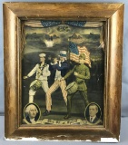 The Same Spirit World War I framed lithograph