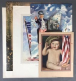 Group of 5 patriotic prints