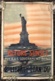 Vintage US government bond poster
