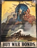 Vintage Uncle Sam War Bonds poster