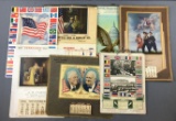 Group of 7 vintage wall calendars