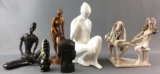 Group of 6 Miscellaneous Statues