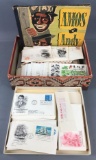 Large group of First day issue postmarked envelopes, stamps and more