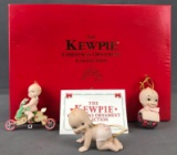 15 piece group of Kewpie Christmas ornaments in original box