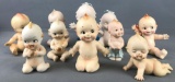 Group of 10 porcelain Kewpie figurines