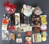 Group of 60+ assorted Kewpie collectibles-thimbles, spoons, magnets and more