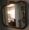 Antique Oak framed mirror