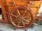 Large Wooden Ship's Wheel