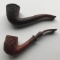 Group of 2 vintage Dunhill tobacco pipes : Shilling and Red Bark