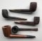 Group of 5 vintage tobacco pipes