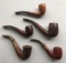 Group of 5 vintage tobacco pipes