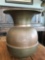 Vintage copper and brass Union Pacific railroad spittoon