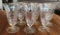 Group of 6 drinking glasses