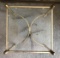 Vintage Metal and Glass side table