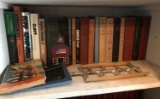 Shelf lot of books