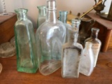 Group of antique bottles