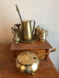 Group of vintage brass items