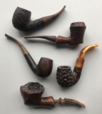 Group of 5 vintage tobacco pipes