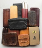 Group of 14 cigar cases and more