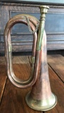 Vintage copper and brass bugle