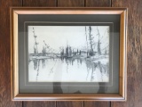 Framed and matted Nature Scene
