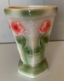 Vintage floral pattern vase