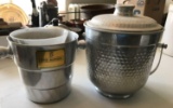 Vintage champagne bucket and ice bucket