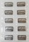 Group of (10) APMEX 1oz. .999 Fine Silver Ingot / Bars.