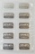 Group of (10) APMEX 1oz. .999 Fine Silver Ingot / Bars.