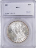 1898 P Morgan Silver Dollar (SEGS) MS62.