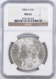 1884 O Morgan Silver Dollar (NGC) MS63.