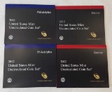 Group of (2) 2012 U.S. Mint Sets.