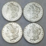 Group of (4) Morgan Silver Dollars.