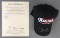 Barack Obama autographed embroidered Velcro hat With letter of authenticity