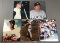 Group of 5 Baseball HOF player photos