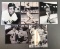 Group of five photos baseball legends