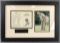 Framed, autographed Jack Nicklaus photo and program