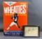 Vintage wheaties box and Walter Payton signature