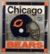 Chicago Bears Painted glass decor piece