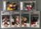 Group of 6 NBA Game Used Jersey cards