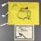 Tiger Woods autographed 2004 Masters pin flag with C.O.A.