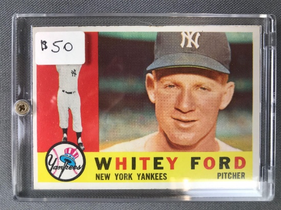 1960 Topps #35 New York Yankees Whitey Ford Baseball card