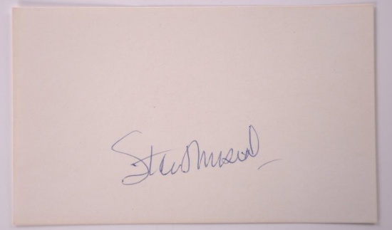 St. Louis Cardinal Stan Musial Signature